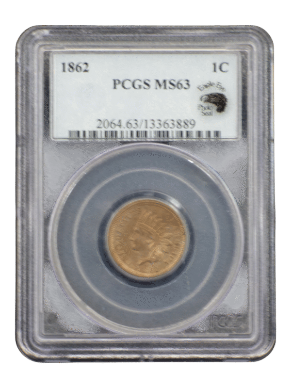 1862 PCGS MS63