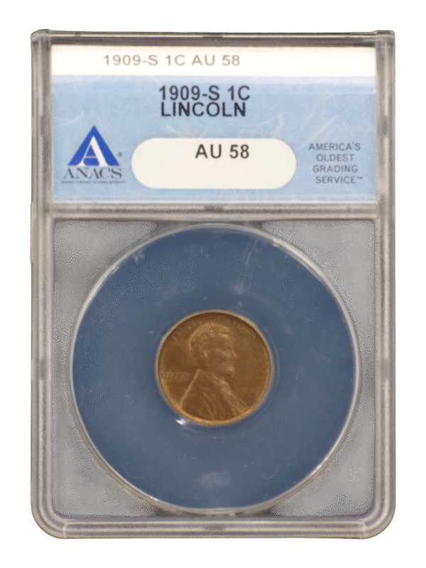 1909-S ANACS AU58