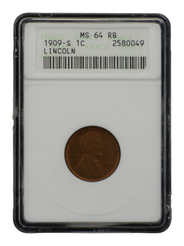 1909-S ANACS MS64