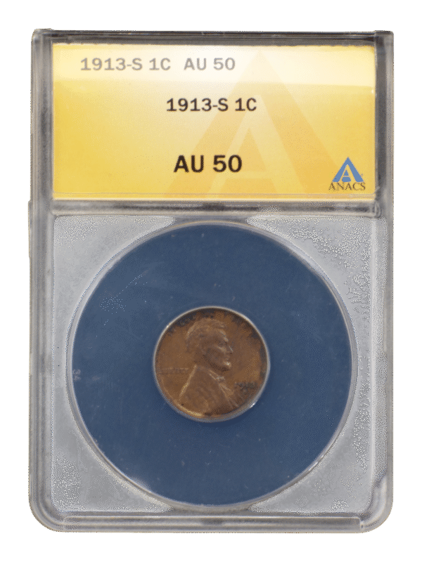 1913-S ANACS AU50