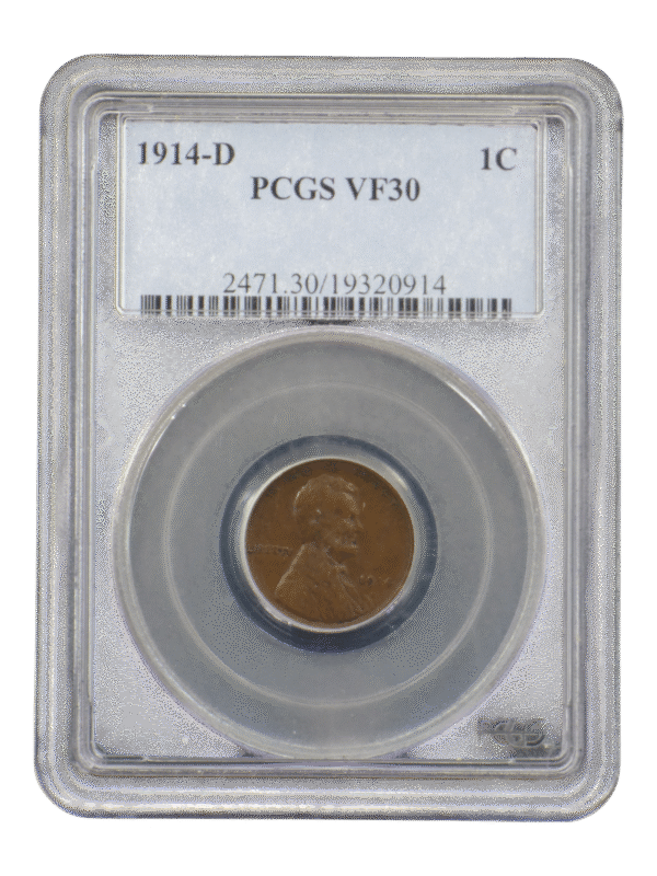 1914-D PCGS VF30