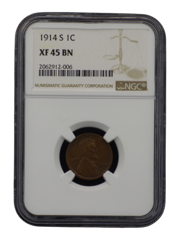 1914-S NGC EF45